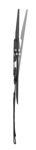 Manhattan Wall Mount for TV & Monitors (Tiltable), For screens 32" to 55", VESA compatibility: all between 200x200mm to 400x400mm - check the dimensions of the four mounting holes on back of screen to ensure it fits, Max 35kg, Black, Bracket view 4