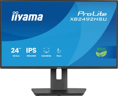 iiyama ProLite XB2492HSU-B1 computer monitor 60.5 cm (23.8") 1920 x 1080 pixels Full HD LED Black view 3