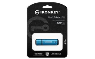 Kingston Technology IronKey 512GB Vault Privacy 50 AES-256 Encrypted, FIPS 197 view 4