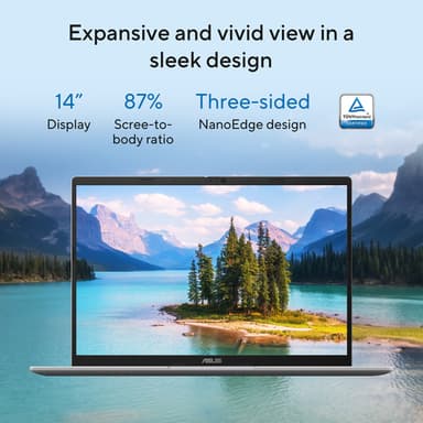 ASUS Vivobook 14 X1407CA-LY086W Intel Core Ultra 5 225H Laptop 35.6 cm (14") WUXGA 16 GB DDR5-SDRAM 512 GB SSD Wi-Fi 6 (802.11ax) Windows 11 Home Gold view 10