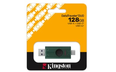 Kingston Technology DataTraveler 128GB USB-A + USB-C 3.2 Gen 1 DuoG2 view 6