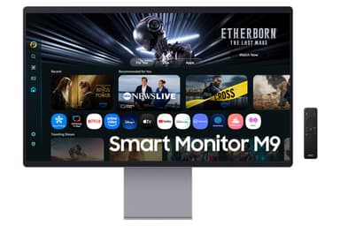Samsung 32" Smart Monitor M9 M90SF UHD view 1