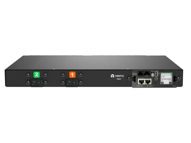 Vertiv Geist MG05M1R1-12CF13-3PS6B2H10-S power distribution unit (PDU) 12 AC outlet(s) 0U Black view 1