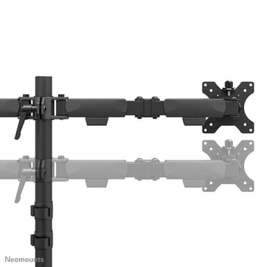 Neomounts DS60-600BL2 Monitor arm 10-32" - Quick-fix - 180°-stop view 8