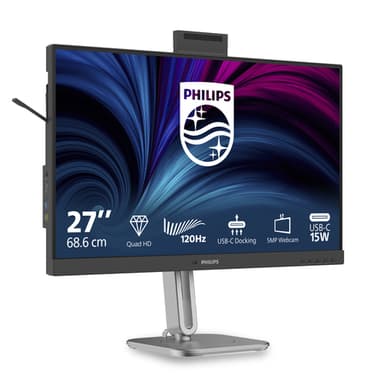 Philips 4000 series 27B2U4601H/00 computer monitor 68.6 cm (27") 2560 x 1440 pixels Quad HD LCD Black view 2