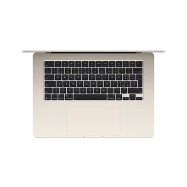 Apple MacBook Air 15-inch : M5 chip with 10‑core CPU and 10‑core GPU, 24GB, 1TB SSD - Starlight view 2