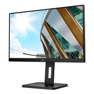 AOC P2 Q24P2Q computer monitor 60.5 cm (23.8") 2560 x 1440 pixels Quad HD LED Black view 2