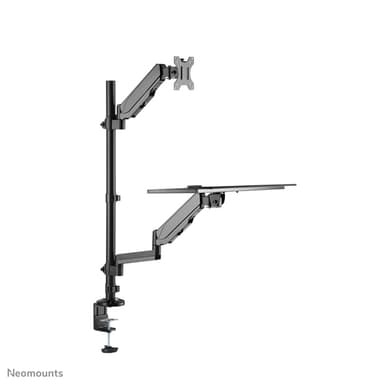 Neomounts DS90-325BL1 Sit-stand workstation desk 17-32" - gas spring view 3