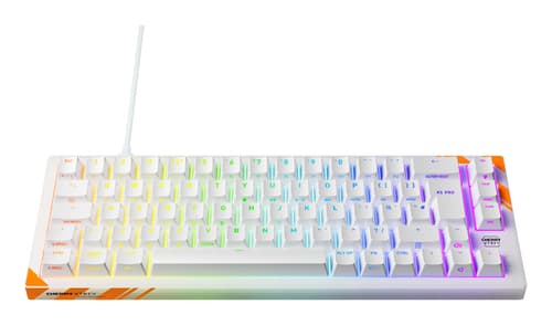 CHERRY K5 PRO TMR COMPACT keyboard Gaming USB QWERTY UK English Orange, White