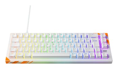 CHERRY K5 PRO TMR COMPACT keyboard Gaming USB QWERTY UK English Orange, White view 2