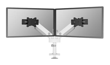 Neomounts DS65S-950WH2 Monitor arm 24-34" - gas spring - Topfix - multi-adjustable - 180°-stop view 1