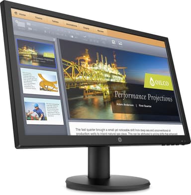 HP P-Series P21b G4 computer monitor 52.6 cm (20.7") 1920 x 1080 pixels Full HD LED Black view 3