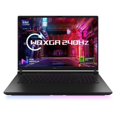 ASUS ROG Strix SCAR 18 G835LX-SA009W Intel Core Ultra 9 275HX Laptop 45.7 cm (18") WQXGA 64 GB DDR5-SDRAM 2 TB SSD NVIDIA GeForce RTX 5090 Wi-Fi 7 (802.11be) Windows 11 Home Black view 1