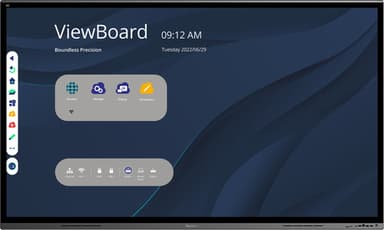 Viewsonic IFP8662 Signage Display Interactive flat panel 2.18 m (86") LED Wi-Fi 350 cd/m² 4K Ultra HD Black Touchscreen Built-in processor Android 8.0 view 1