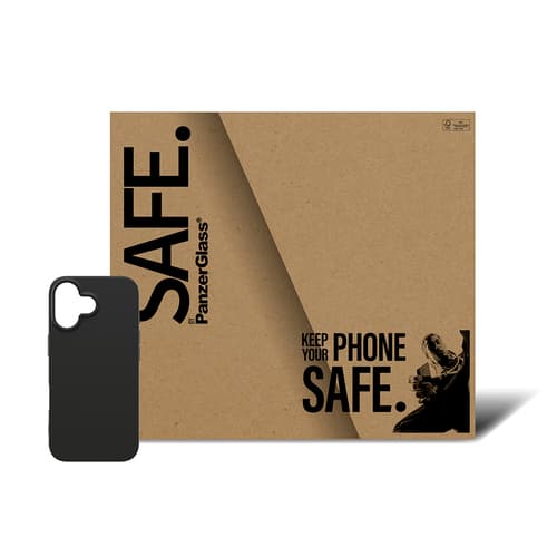 PanzerGlass SAFE. by ® TPU Case Black iPhone 17 | Bulk