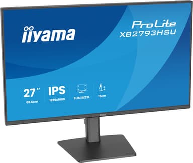 iiyama ProLite XB2793HSU-B1 computer monitor 68.6 cm (27") 1920 x 1080 pixels Full HD LED Black view 6