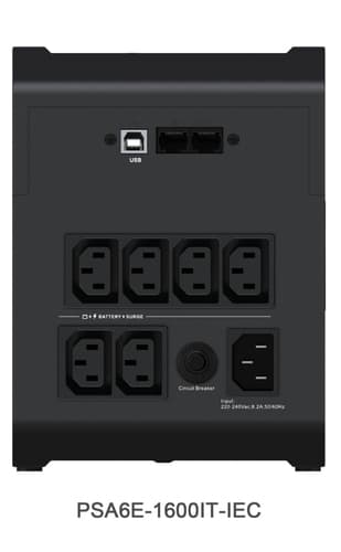Vertiv PowerUPS 200 Essential PSA6E-1600IT-IEC, 1600VA/925W view 3