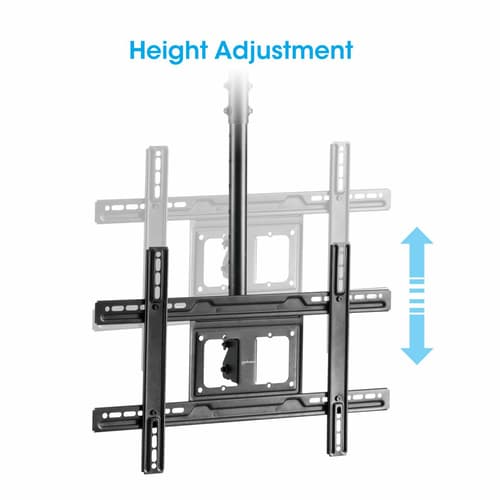 Manhattan Ceiling Mount for TV & Monitors, For screens: 37" to 65", Adjustable height: 70-157 cm, VESA compatibility: all between 200x200 to 600x400mm - check the dimensions of the four mounting holes on back of screen to ensure it fits, Max 50kg, LFD, Bracket