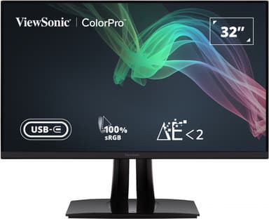 Viewsonic VP56 computer monitor 81.3 cm (32") 3840 x 2160 pixels 4K Ultra HD LED Black view 8