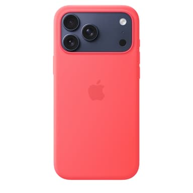 Apple iPhone 17 Pro Max Silicone Case with MagSafe – Bright Guava view 3