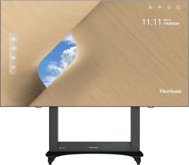 Viewsonic LDS138-151 Signage Display Digital signage flat panel 3.51 m (138") LED Wi-Fi 600 cd/m² Full HD Black view 1