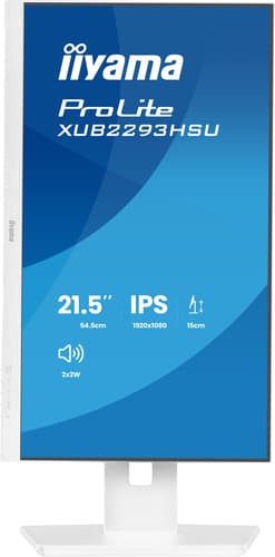 iiyama ProLite XUB2293HSU-W7 computer monitor 54.6 cm (21.5") 1920 x 1080 pixels Full HD LED White view 4