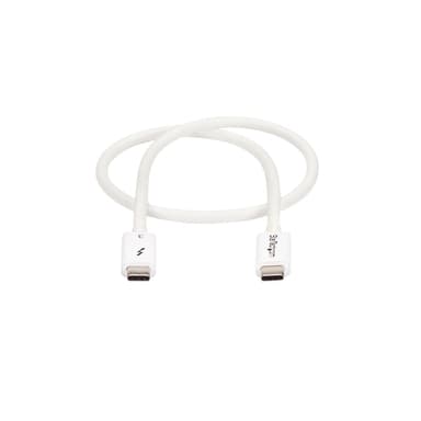 StarTech.com 1.6ft (50cm) Thunderbolt 3 Cable, 40Gbps, 100W PD, 4K/5K, Thunderbolt Certified, Compatible with Thunderbolt 4/USB 3.2/DisplayPort view 5