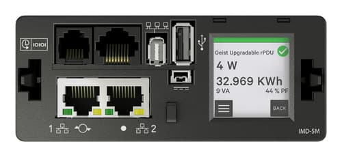 Vertiv Geist VA7U21A0 power distribution unit (PDU) 6 AC outlet(s) 1U Black