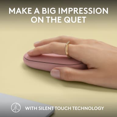 Logitech Pebble 2 M350s mouse Travel Ambidextrous RF Wireless + Bluetooth Optical 4000 DPI view 14