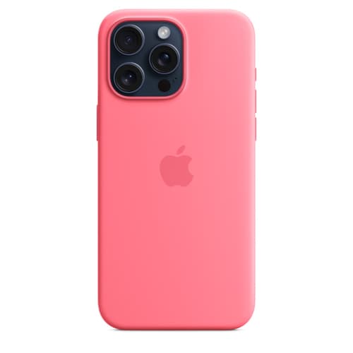 Apple iPhone 15 Pro Max Silicone Case with MagSafe - Pink