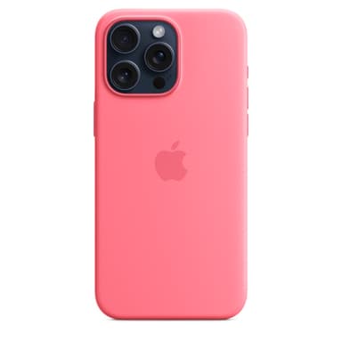 Apple iPhone 15 Pro Max Silicone Case with MagSafe - Pink view 2