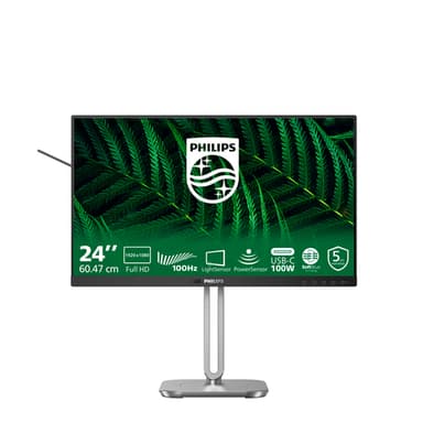 Philips 5000 series 24B2G5301/00 computer monitor 60.5 cm (23.8") 1920 x 1080 pixels Full HD LCD Black view 1