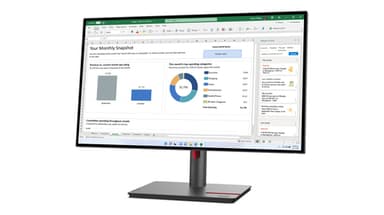 Lenovo ThinkVision P27h-30 computer monitor 68.6 cm (27") 2560 x 1440 pixels Quad HD LCD Black view 4
