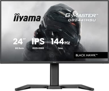 iiyama G-MASTER GB2441HSU-B1 computer monitor 60.5 cm (23.8") 1920 x 1080 pixels Full HD LED Black view 1