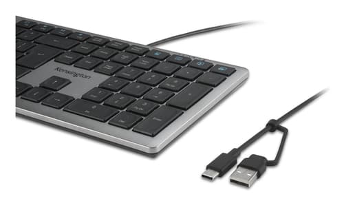 Kensington KB515 EQ USB-C/USB-A Wired Keyboard, Int ENG