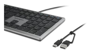 Kensington KB515 EQ USB-C/USB-A Wired Keyboard, Int ENG view 6