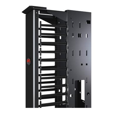 APC Performance, Vertical Cable Manager for 2 & 4 Post Racks, 84"H x 12"W, Single-Sided with Door view 4