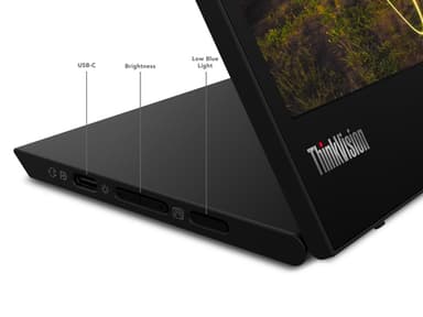 Lenovo ThinkVision M15 computer monitor 39.6 cm (15.6") 1920 x 1080 pixels Full HD LED Black view 8