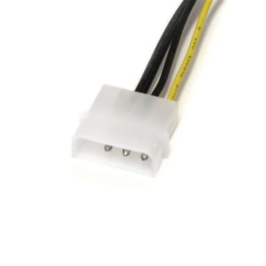 StarTech.com 6in LP4 to 8 Pin PCI Express Video Card Power Cable Adapter view 4