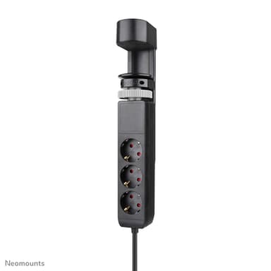 Neomounts DS22-840BL6 Desk socket with clamp and USB-C and USB-A ports - Quick charge view 1