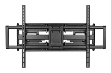 Manhattan Wall Mount for TV & Monitors (Full Motion), For screens 37" to 120", VESA compatibility: all between 200x200mm to 900x600mm - check the dimensions of the four mounting holes on back of screen to ensure it fits, Max 120kg, Black, Bracket,Lifetime Warranty view 3