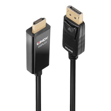 Lindy 5m DP to HDMI Adapter Cable with HDR view 1