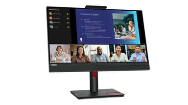 Lenovo ThinkVision T24v-30 computer monitor 60.5 cm (23.8") 1920 x 1080 pixels Full HD LED Black view 1