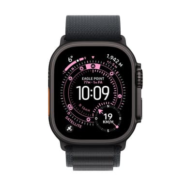 Apple Watch Ultra 3 GPS + Cellular 49mm Black Titanium Case with Black Alpine Loop - Small view 2