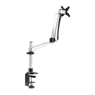 StarTech.com Desk Mount Monitor Arm For 27in 16:9 or 30in 21:9 Ultrawide Screens, VESA 75x75/100x100, Tool-Less Mechanical Spring Arm, C-Clamp/Grommet, TAA view 2