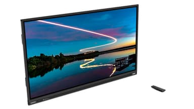 Lenovo ThinkVision T86 computer monitor 2.18 m (86") 3840 x 2160 pixels 4K Ultra HD LED Touchscreen Black view 3