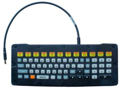 Zebra KYBD-QW-ET-S-1 mobile device keyboard QWERTY English USB Multicolour view 1