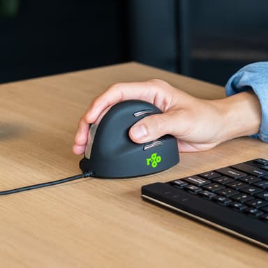 R-Go Tools Ergonomic mouse R-Go HE Break with break software, medium (hand size 165-185 mm), right-handed, Wired, black view 10