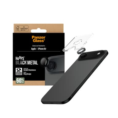 PanzerGlass ® Hoops® Camera Lens Protector Black iPhone Air Clear screen protector Apple 1 pc(s) view 5