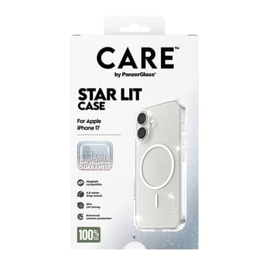PanzerGlass CARE™ by ® Star Lit Case w. White MagSafe iPhone 17 view 3